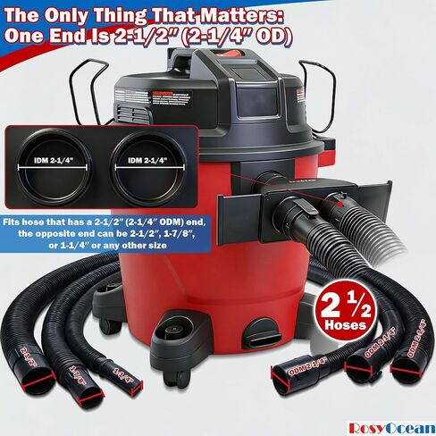 2-1/2 Inch Y Splitter Vacuum Hose Adapter Dual Port Dust Collection Fitting, Wet Dry Shop Vac Attachment for Table Saw Miter Saw Sander Woodworking Dust Extractor in Kuwait