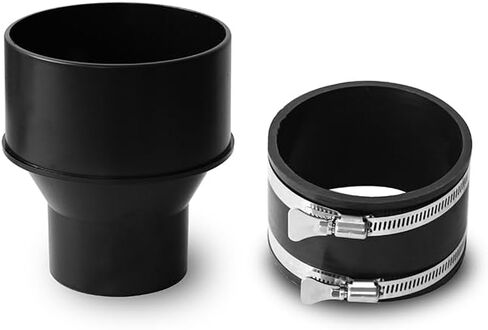 5-Step Modular Dust Hose Reducer and Adapter Set for Dust Collection on Power Tools and Dust Collector. in Kuwait