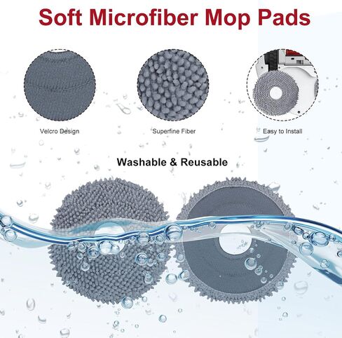 24PCS Accessories Kit for Roborock Qrevo Curv/Edge/Curv S5X/Edge S5A/Qrevo S5V Vacuum Cleaner Replacement Parts, 2X Main Brush, 4X Hepa Filters, 4X Mop Pads, 6X Side Brushes, 6X Dust Bags in Kuwait