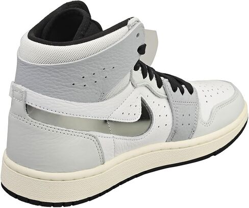 Nike Air Jordan 1 Zm Air Cmft Womens Trainers FJ4652 Sneaker Shoes - White Metallic Silver 100 in Kuwait