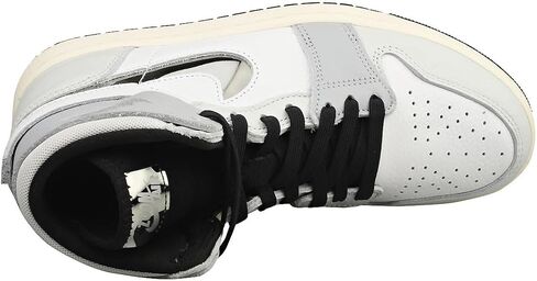 Nike Air Jordan 1 Zm Air Cmft Womens Trainers FJ4652 Sneaker Shoes - White Metallic Silver 100 in Kuwait