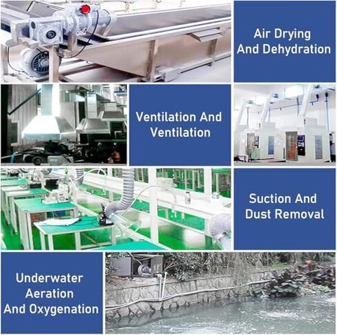 Regenerative Blower High-Pressure Vortex Ring Phase Blower Industrial Vacuum Pump,High-Pressure Vortex Ring Blower 750W, 1.01HP Industrial Side Channel Centrifugal Air Blower, 2980 RPM for E in Kuwait