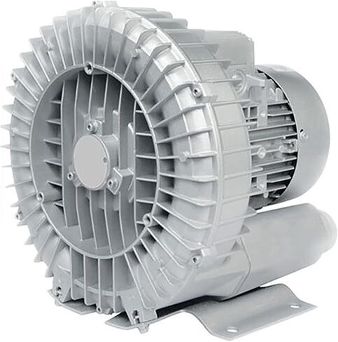 Regenerative Blower High-Pressure Vortex Ring Phase Blower Industrial Vacuum Pump,High-Pressure Vortex Ring Blower 750W, 1.01HP Industrial Side Channel Centrifugal Air Blower, 2980 RPM for E in Kuwait