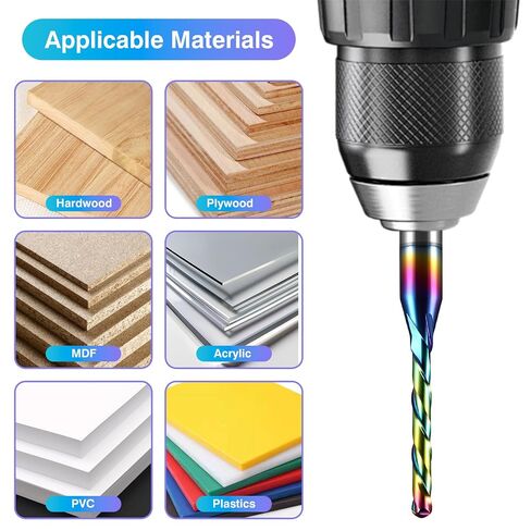 Shop 5PCS 1/16 Ball Nose CNC Router Bits 1/8 Inch Shank,Carbide Ballnose End Mill with DLC Coating,2 Flute End Milling Cutter Engraving Carving Tool for MDF Wood PVC,1/2" CL,1-1/2" OVL in Kuwait
