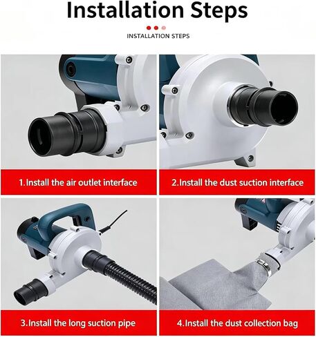1680W Electric Down Filling Machine, Blowing and Sucking Dual-Purpose Down Machine, 6 Speed Adjustment, Air Volume Up to 6.8m/Wind Speed 89M/min, for Making or Refurbishing Down Jackets in Kuwait