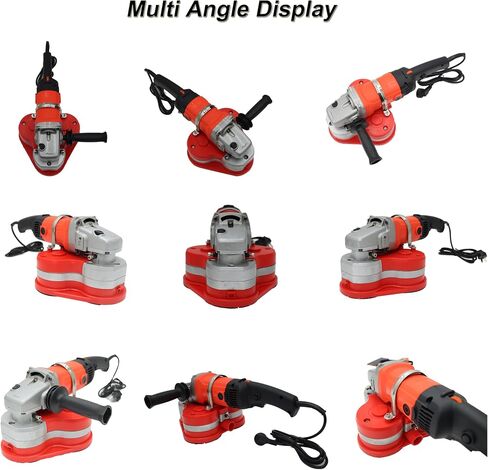 TECHTONGDA Portable Wall Floor Grinder Sander Polishing Machine Electric for Concrete Epoxy Wall Floor Adjustable Speed with Telescopic Rod 220V in Kuwait