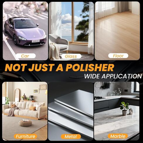 Cordless Car Buffer Polisher Machine, 28 PCS Complete Set & 2X21V Batteries | 6 Variable Speeds Random Orbital Polisher For Car Detailing, Scratch Removal, Waxing & Repair in Kuwait