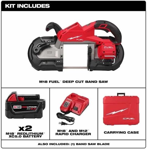 2929-22 Portable Cordless Band Saw for Milwaukee M18 Deep Cut Band Saw Kit | Power Saw in Kuwait