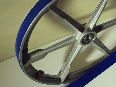 Workmas New Heavy Duty Band Saw Urethane 3 Blue Max Tire Set REPLACES CRAFTSMAN 326296 TIRES in Kuwait