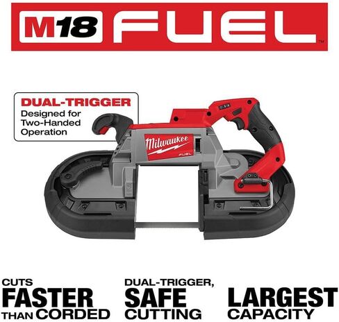 A For M18 FUEL Deep Cut Dual-Trigger Band Saw (Bare Tool) + TPT Premium cart tecforeman in Kuwait