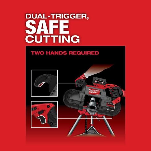 A For M18 FUEL Deep Cut Dual-Trigger Band Saw (Bare Tool) + TPT Premium cart tecforeman in Kuwait
