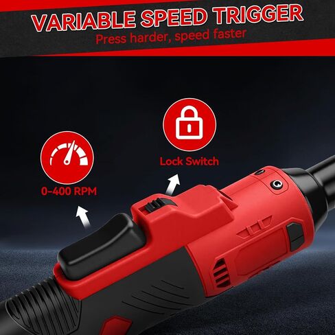 3/8" Cordless Ratchet Wrench for Milwaukee M18 Battery, 60 Ft-lbs(81 N.m) Electric Ratchet Set with Extended Head, Variable Speed, 3/8" to 1/4" Adapter, LED Light, 8 Socket Set (No Battery) in Kuwait
