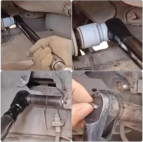 1/2" Offset Extension Wrench for Electric Drill with Detachable Adapter | for 1/2", 1/4", 3/8" Sockets, for Tight Spaces in Kuwait