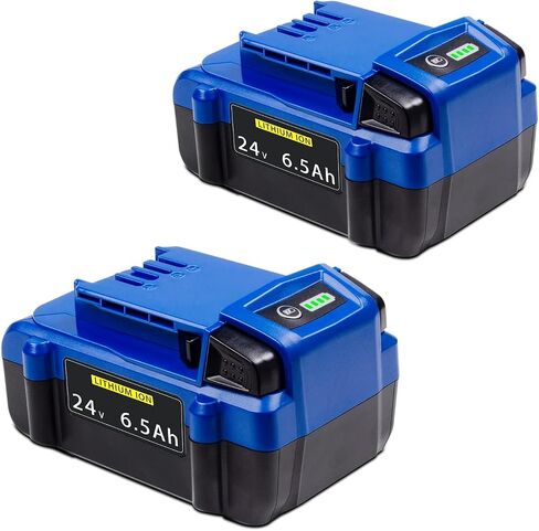 DTK Replacement for Kobalt 24V Battery 6.5Ah Batteries KB624-03 KB524-03 KB424-03 KB224-03 KB124-03 Cordless Tool 2 Packs in Kuwait