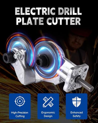 Upgraded Electric Drill Plate Cutter, Metal Nibbler Drill Attachment in Kuwait