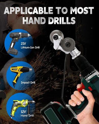 Upgraded Electric Drill Plate Cutter, Metal Nibbler Drill Attachment in Kuwait