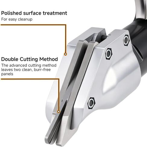 Hoteche Air Metal Shear, 1800BPM, 1.4mm Aluminum/1.2mm Sheet Metal Cutting, 3 Universal Fittings, Color Box in Kuwait