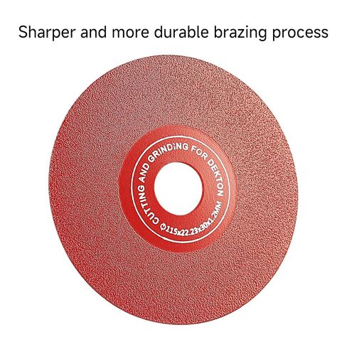 LOZLIN Tile Glass Cutter Diamond Saw Blades 4-1/2" for Angle Grinder, 7/8" Arbor，Dry Wet Cutting Disc for Porcelain, Glass, Ceramic, Marble, Stone-3 Packs in Kuwait