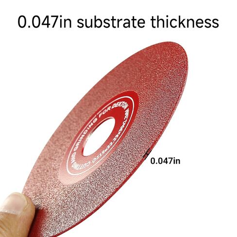 LOZLIN Tile Glass Cutter Diamond Saw Blades 4-1/2" for Angle Grinder, 7/8" Arbor，Dry Wet Cutting Disc for Porcelain, Glass, Ceramic, Marble, Stone-3 Packs in Kuwait