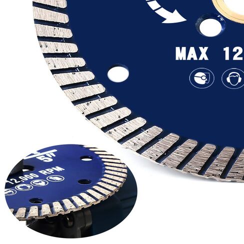 5" Diamond Granite Turbo Blade Diamond Saw Blade for Tile Granite Marble (5") in Kuwait