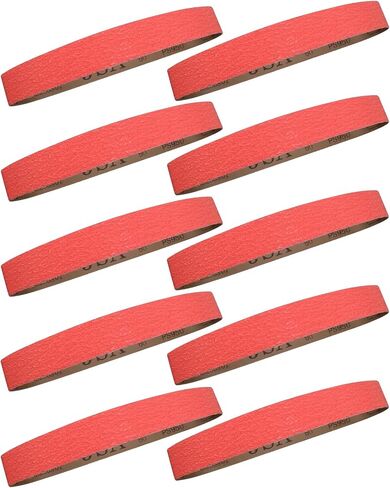 1 1/2 x 30 Inch Ceramic Sanding Belts 60 Grit, 10 Pack | for Pipe Tube Polisher Sander, for Metal Grinding, Knife Making in Kuwait
