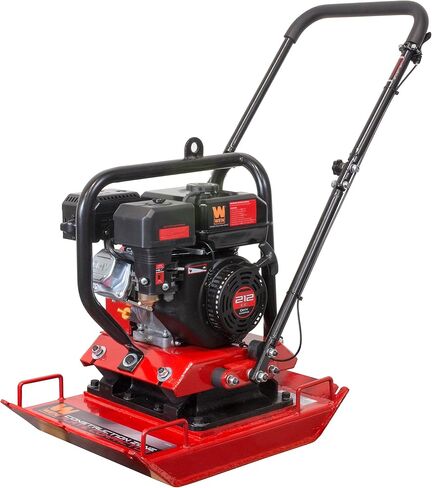 WEN 56035T 7 HP 4500-Pound Compaction Force Plate Compactor, CARB Compliant, Black 56035-047 Construction Zone Plate Compactor Pad in Kuwait
