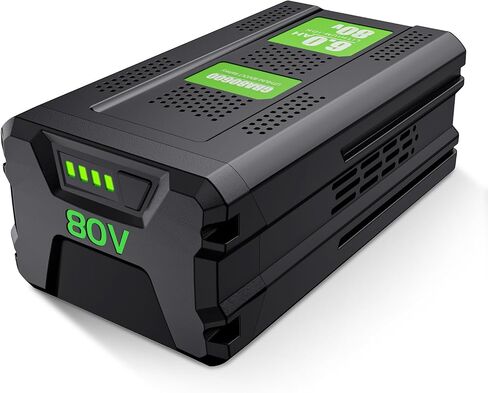POWTREE Upgraded 6.0Ah Lithium Replacement for Greenworks 80V Battery PRO Compatible with Greenworks 80 Volt Max Battery GBA80200 GBA80300 GBA80400 GBA80500 GBA80250 Power Tools (Not for Kobalt) in Kuwait
