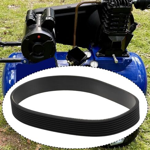 2Pcs Air Compressor Belt BT012100AV 8 Rib Compatible with Campbell Hausfeld 381x19mm in Kuwait