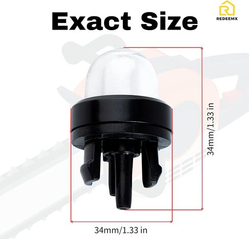 188-512 Snap-in Primer Bulb Compatible with Poulan 530047721 Bolens AYP Echo Homelite Makita 1683982 MTD 7531185 Ryobi Shindaiwa Lawn Boy Trimmers Cutters tillers mowers in Kuwait