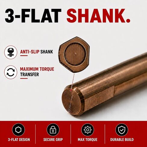 29 Pcs Cobalt Drill Bit Set, M35 HSS Jobber Drill Bits, Fully Ground, Gold Oxide Finish, Size 1/16"-1/2" x64ths, 3 Flat Shank, for Stainless Steel, Cast Iron, Plastic, Wood with Round indexed case. in Kuwait