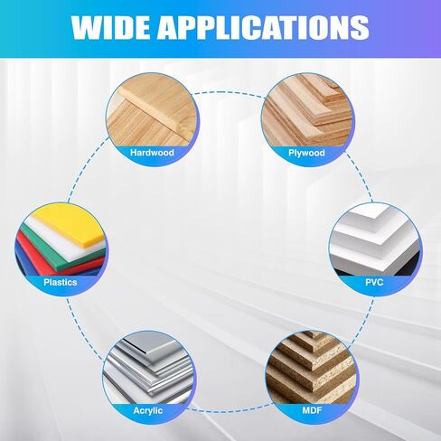 CNC Router Bits,1/8 inch Shank, 1/16 inch Cutting Dia,2 Flutes Straight Router Bit with DLC Coating Tungsten Steel End Mill Cutter for MDF PVC Acrylic Chipboard Wood 5 Pack in Kuwait