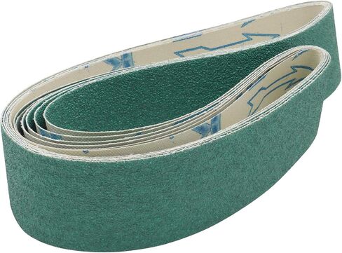 2 x 36 Inch Ceramic Sanding Belts, 6 Pack | 60/80/120/180/240/400 Grit, for Knife Making, Rust Removal in Kuwait