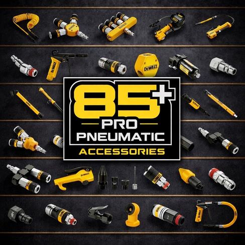 DEWALT 1/4" FNPT Female Universal Air Coupler with 6-Ball Quick Connect: Fits Industrial, Automotive, and ARO Plugs, 300 Max PSI in Kuwait