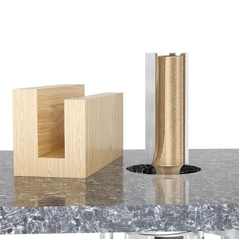 3-Flute Straight Router Bit Set 1/2" Shank 4-Piece in Kuwait