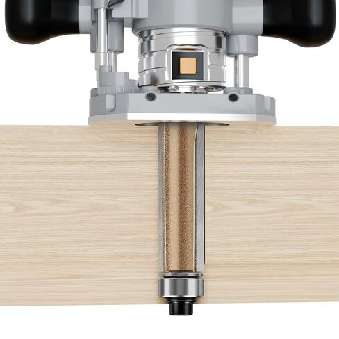2-Degree Spiral Flush Trim Router Bit 1/4" Shank 1/4" C3 Carbide in Kuwait