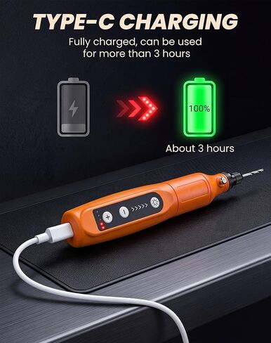 Mini Cordless Rotary Tool, 5-Speed Power Rotary Tool Kit with 68 Accessories, Small 3.7V Power Rotary Tools for Home DIY Crafts Engraving, Sanding, Polishing, Drilling, Grinding in Kuwait