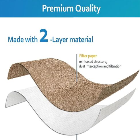 15 Pack DXVA19-4101 Vacuum Bags For DEWALT Shop Vac 6, 8, 9, 10 Gallon Wet/Dry, Replacement Disposable Filter Vacuum Bags for DeWalt DXV06P, DXV09P, DXV09PA, DXV10P, DXV10PL, DXV10S, DXV10SA, DXV10SB in Kuwait