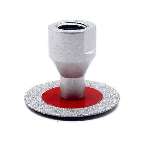 Mini Diamond Glass Cutting Disc - 5Pcs 2 Inch(50mm) Saw Blade and 1pc 5/8''-11 Flange for Glass Jade Marble Granite Artificial Stone Porcelain Tile Ceramic in Kuwait