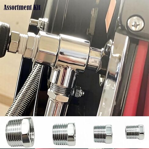 35PCS Reducer Bushing Set, 1/4" NPT to 1/8" NPT, 3/8" to 1/4", 1/2" to 3/8" & 3/4"x1/2" Steel Pipe Fittings, Thread Adapter for Air Hose, Pressure Washer, Plumbing in Kuwait