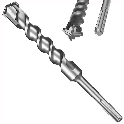 3/4" x 13" (340mm) SDS Max Concrete Drill Bit, 4-Cutter Cross-Head Heavy-Duty Masonry Bit with Extended Length Design for Deep Drilling, Upgraded Tempered for Stone & Brick in Kuwait