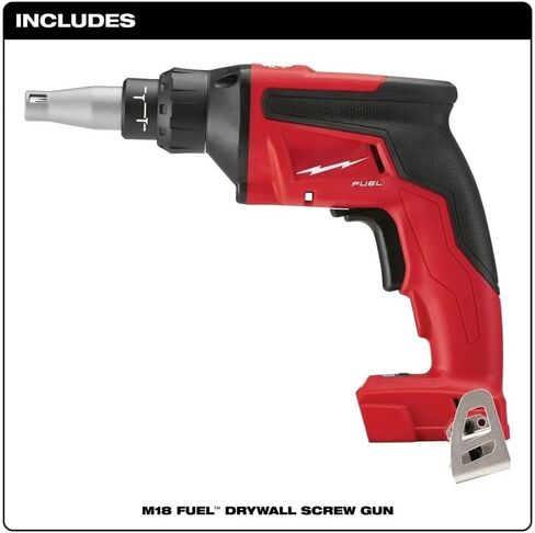 2866-20 Power Screw Guns for Milwaukee 18V M18 FUEL Brushless Cordless Drywall Screw Gun Red - Bare Tool in Kuwait