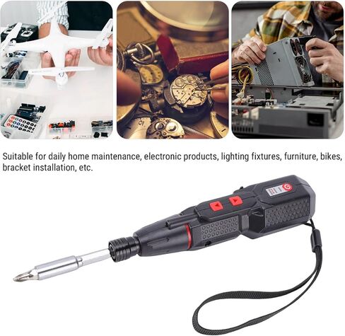 Generic Electric, 3 Torsion Settings 280RPM Rechargeable Cordless with LED Light, for Home Repair Furniture Bike Bracket Installation in Kuwait