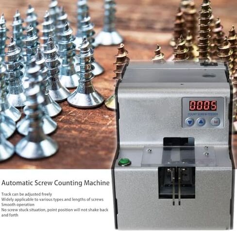 Portable Automatic Screw Counter Machine Digital Screw Counting Tool with Adjustable Track Width for Round and Flat Head Screws,for Efficient Assembly in Kuwait