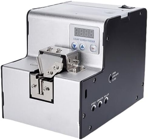 Adjustable Automatic Screw Feeder with Digital Display, 500cc Bin, 2 Screws/Second, for M1-M5 Screws, Efficient Fastening Solution for Professionals in Kuwait