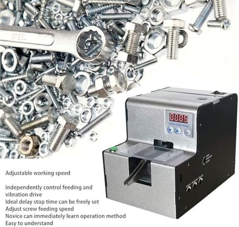Portable Automatic Screw Counting Machine with LCD Display, Adjustable 1-5mm, Efficient & Accurate Screw Counter for All Types of Screws in Kuwait