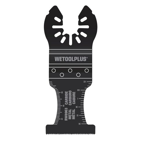 3 Pack Carbide oscillating Tool Blades for Cut Hard Material, Hardened Metal, Nails, Bolts and Screws Compatible with Rockwell oscillating Tool Blades RW8963.3 (for Metal, RW8963.3) in Kuwait