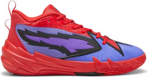 PUMA Mens Scoot Zeros Pred Basketball Sneakers Shoes - Purple, Red in Kuwait