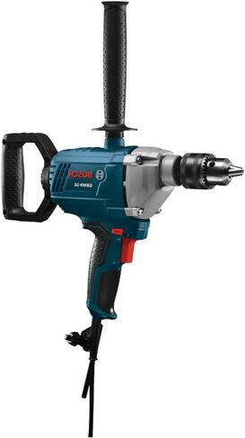 Bosch GBM9-16 9 Amp 5/8 Inch Easy to Operate Lower Vibration Magnesium Front Housing Mixer with D-Handle (Black Blue, ) (Renewed) in Kuwait