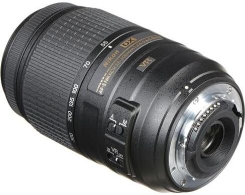 نيكون AF-S DX NIKKOR مقاس 55-300 ملم f/4.5-5.6G ED عدسة تكبير لتقليل الاهتزاز مع تركيز تلقائي لكاميرات نيكون DSLR in Kuwait