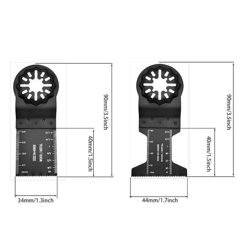 10PCS Oscillating Blades,Saw Blades Multitool Blades Set,Universal Metal,Plastic, Wood,Quick Multi-Tool Blade Oscillating Multitool Accessories in Kuwait